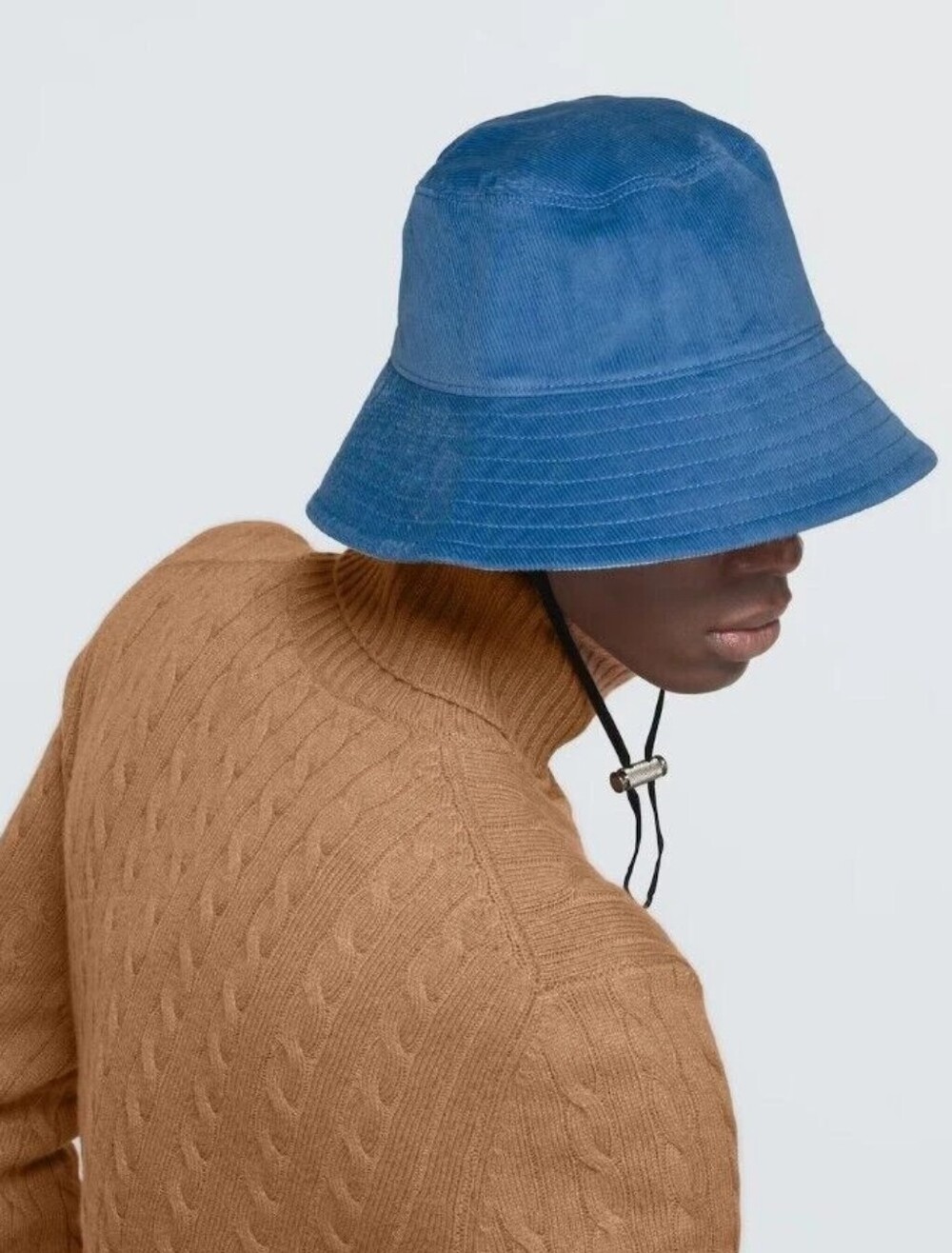 Erdem $335 Men's Velvet Corduroy Bucket Hat Medium/Large